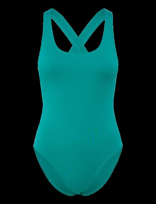 Speedo | Solid Scoop Neck Swimsuit | XS