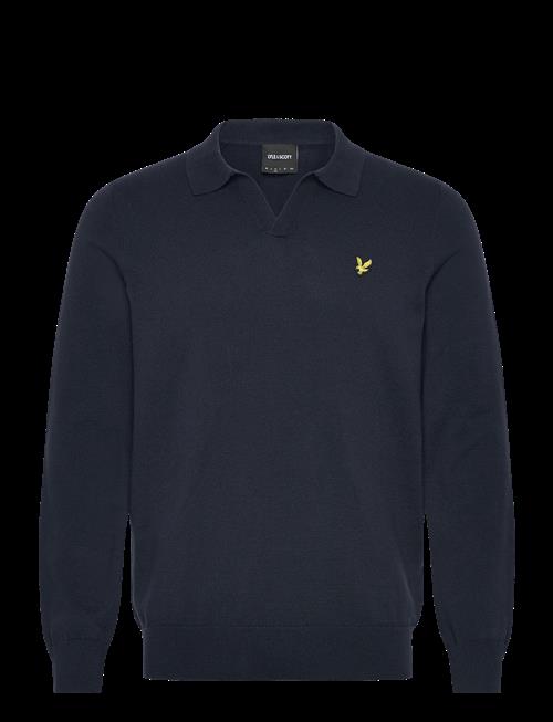 Lyle & Scott | Cotton Long Sleeve Polo Collar Jumper | M