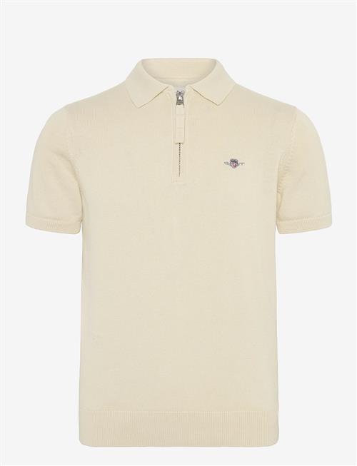 Gant Kids | Shield Knitted Zip Ss Polo | 128