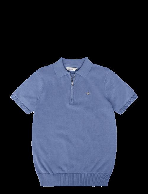 Gant Kids | Shield Knitted Zip Ss Polo | 164
