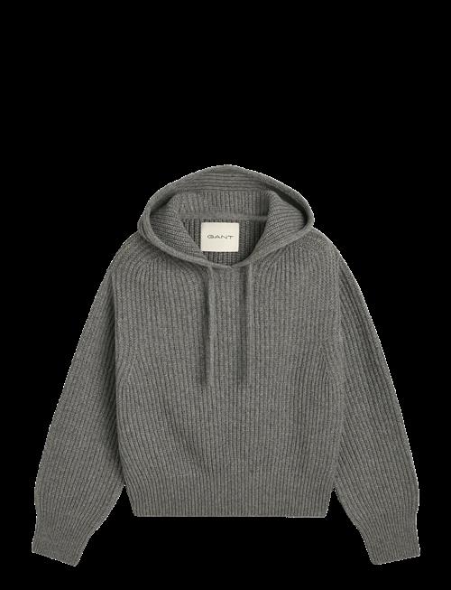 Gant | Rib Knitted Hoodie | L