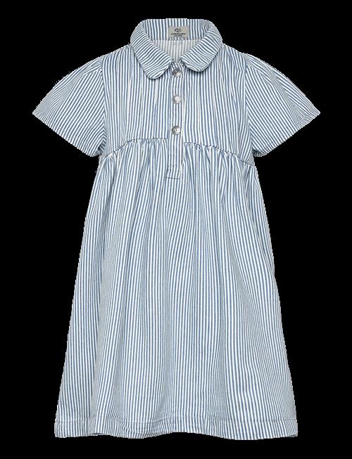 Copenhagen Colors | Y/D Stripe Dress W. Frill Sleeves | 110