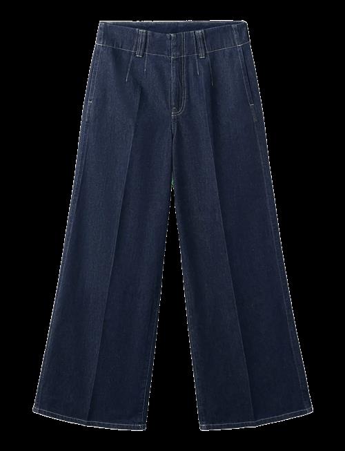 Mango | Wide Leg Mid-Rise Jeans | 40