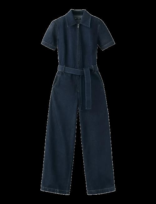 Mango | Belt Denim Jumpsuit | XS