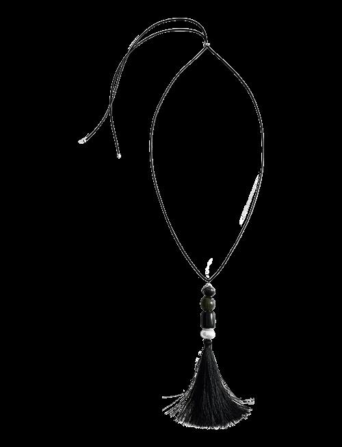 Mango | Fringed Bead Necklace | ONE SIZE