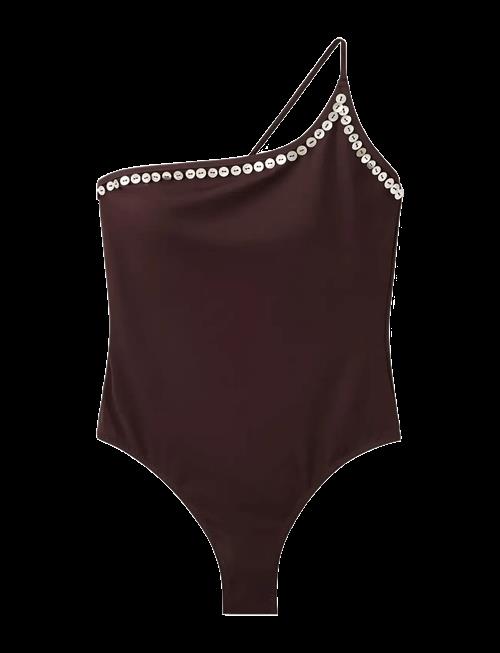 Mango | Asymmetric Button Swimsuit | M
