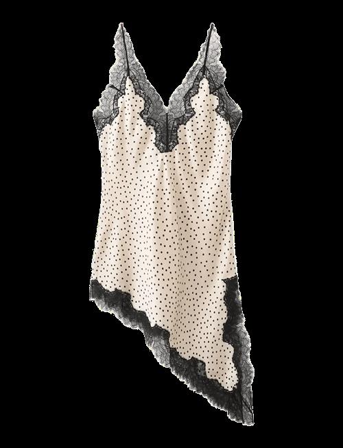Mango | Polka Dots Lace Top | M