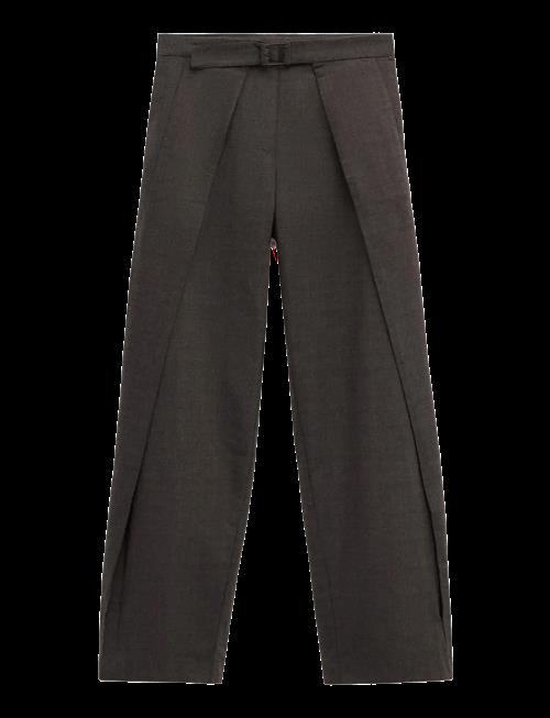 Mango | Pleated Trousers With Belt | 36