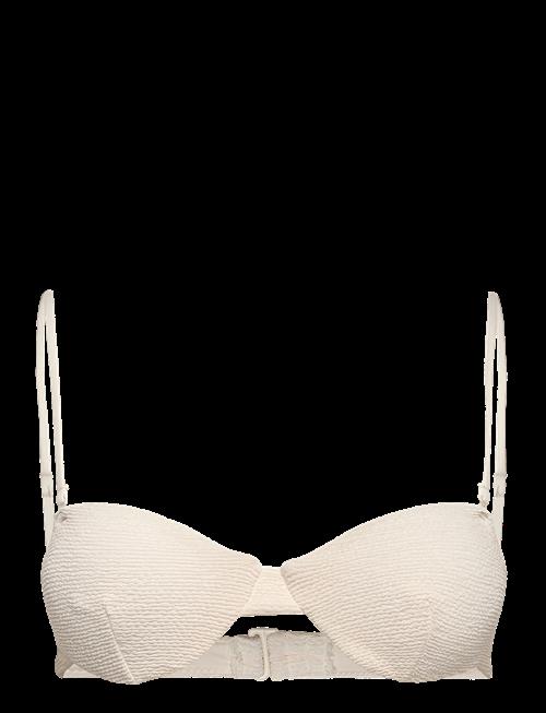 Mango | Textured Bandeau Bikini Top | M