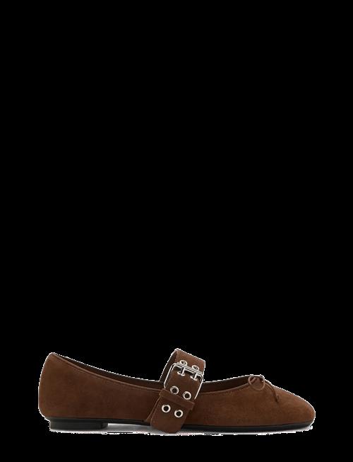 Mango | Buckle Suede Ballerina | 36