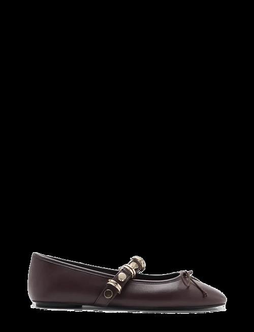 Mango | Ballet Pump With Metallic Strap Details | 37
