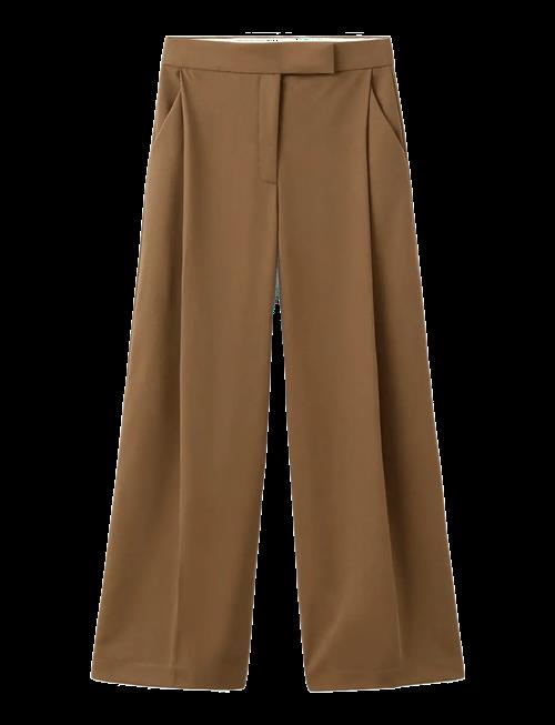 Mango | Pleated Wide Leg Trousers | 36