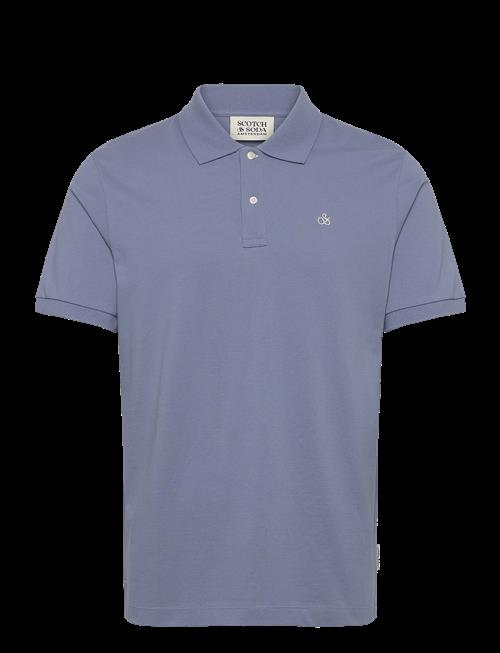 Scotch & Soda | Seasonal Core Pique Chest Logo Polo | L