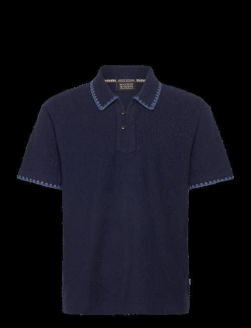 Scotch & Soda | Relaxedfit Jacquard Towelling Polo | S