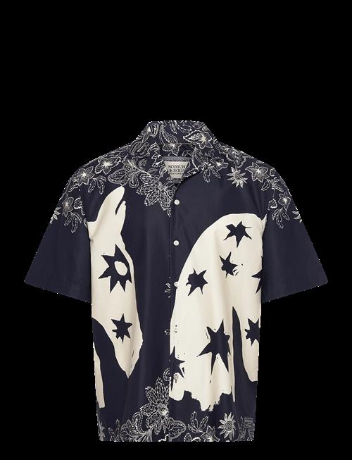 Scotch & Soda | Printed Lyocell Relaxedfit Shortsleeved Shirt | XL
