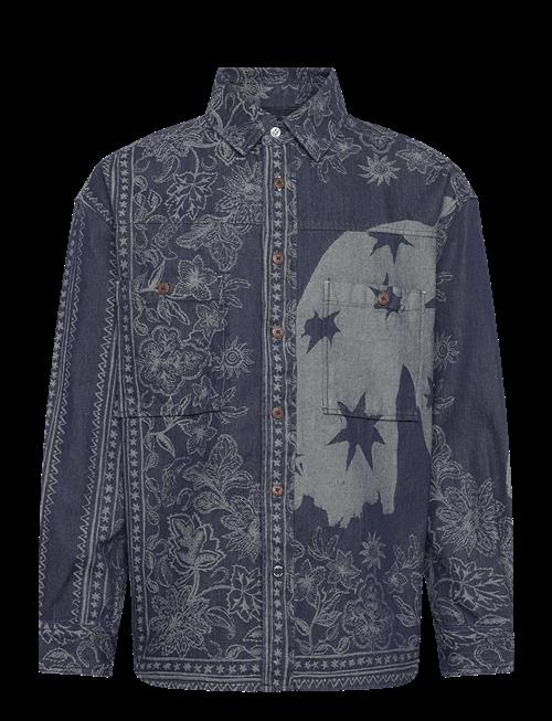 Scotch & Soda | Denim Jacquard Overshirt | XL