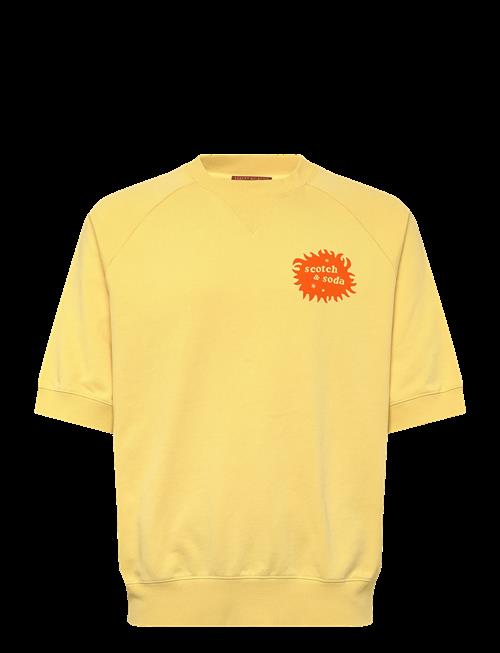 Scotch & Soda | Front And Back Artwork Loosefit Shortsleeve Sweatshirt | XXL