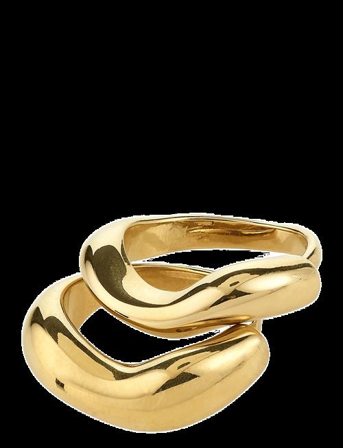 Pilgrim | Callaway Rings 2-In-1 Set, Gold-Plated | ONE SIZE