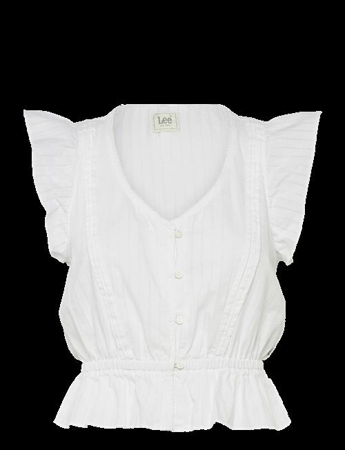 Lee Jeans | Ruffle Sleeve Shirt | XS x 00