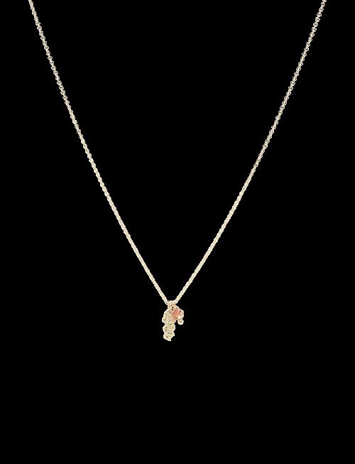 SNÖ of Sweden | Cat Stone Pendant Chain Neck 50 G/Brown-50 Cm | 50 CM