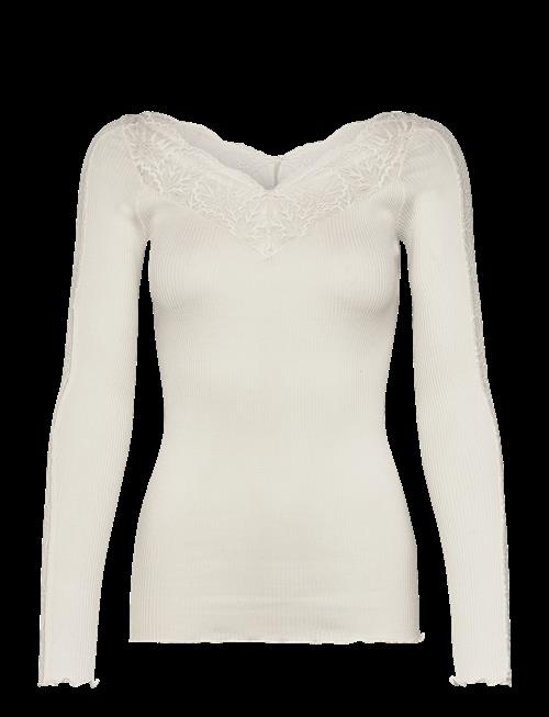 Rosemunde | Rwbeatha Silk Ls Lace T-Shirt | S