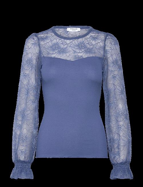 Rosemunde | Rwbeatha Silk Ls Full Lace T-Shirt | XS