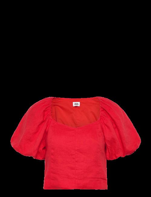 Twist & Tango | Audrina Linen Top | 34