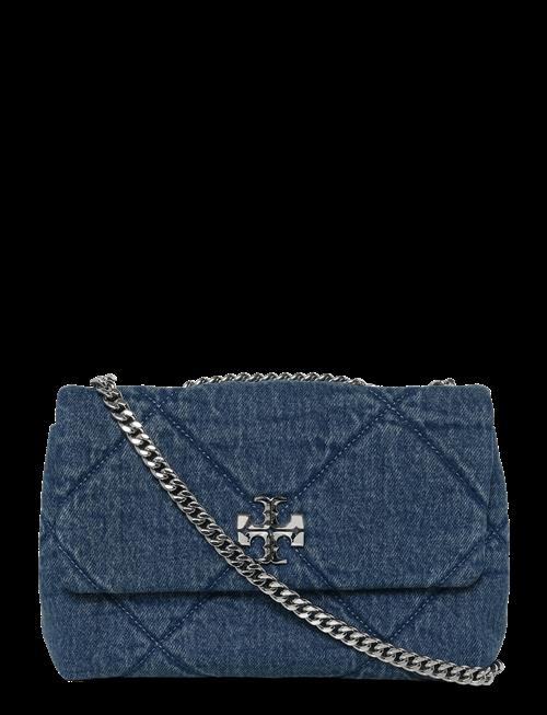 Tory Burch | Kira Diamond Quilt Denim Small Convertible Shoulder Bag | ONE SIZE
