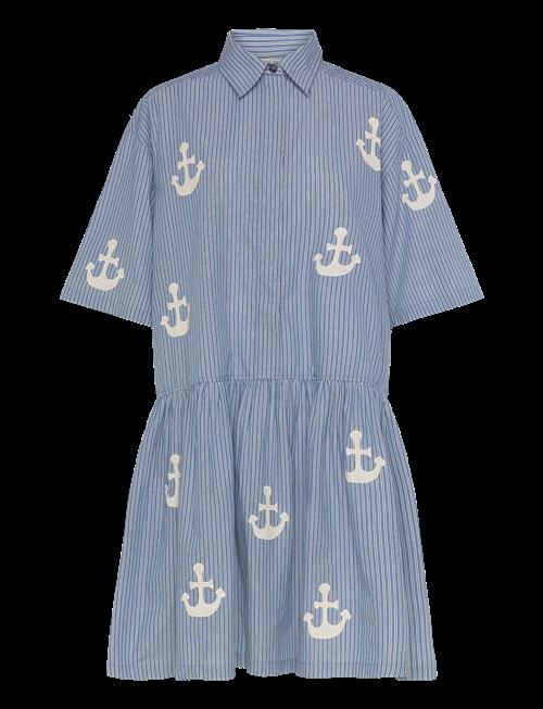 Stella Nova | Oversized Dress With Embroidered Anchor | 38
