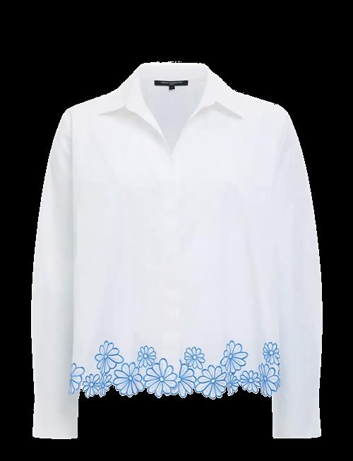 French Connection | Cambria Cotton Floral Hem Shir | XS