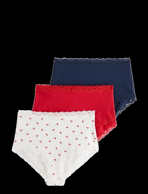 Lindex | 3-Pack High Waist Briefs | XS