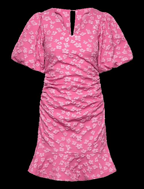 Bubbleroom | Jacquard Flounce Short Dress | 36