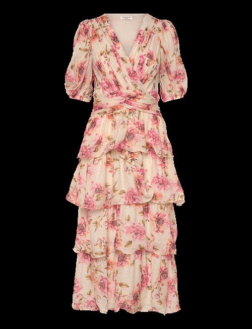 Bubbleroom | Balloon Sleeve Flounce Ankle Dress | M