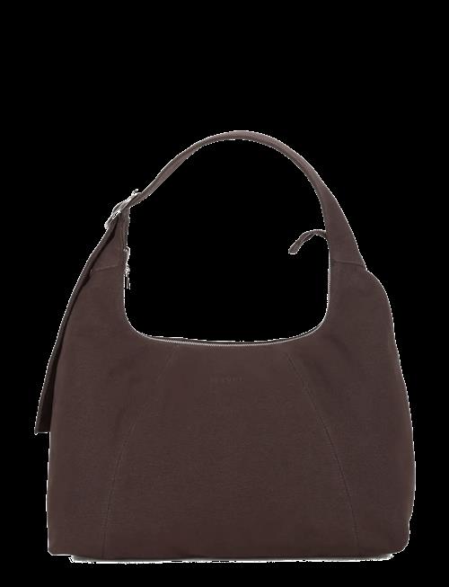 Nunoo | Maxi Dandy Buckle Canvas Coffee | ONE SIZE