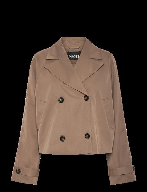 Pieces | Pcscarlett Ls Short Trenchcoat Noos Bc | XS
