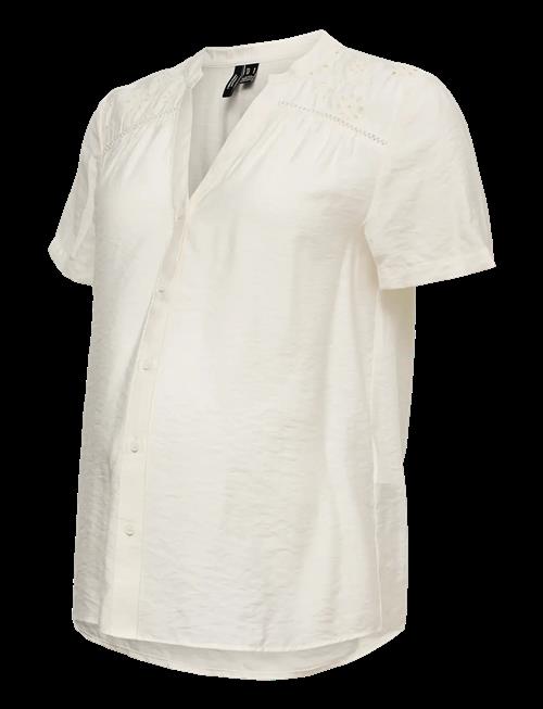 Vero Moda Maternity | Vmmjosie Ss Emb Top Wvn | XS