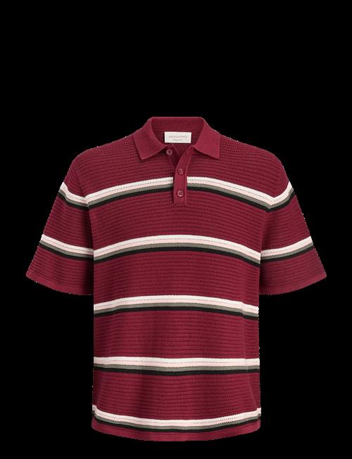Jack & Jones | Jormaine Knit Stripe Polo Sn | XL
