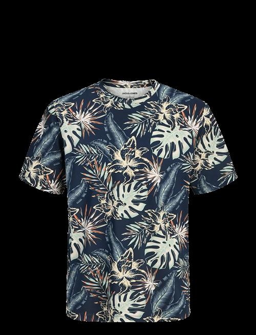 Jack & Jones | Jjhonolulu Aop Tee Ss Crew Neck | XL
