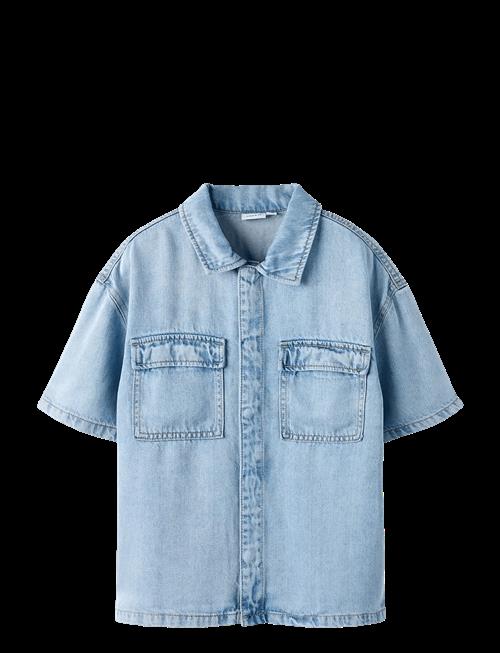name it | Nkmjoy Boxy Dnm 1/2 Shirt 1860-Ph F | 146