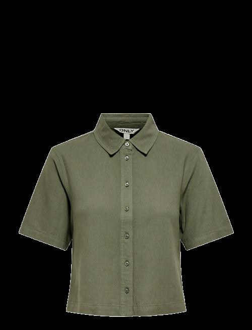 ONLY Carmakoma | Cargoa S/S Linen Bl Shirt Cc Pnt | 48