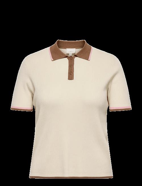 ONLY Carmakoma | Carmeddi Life Ss Contrast Polo Knt | 46-48