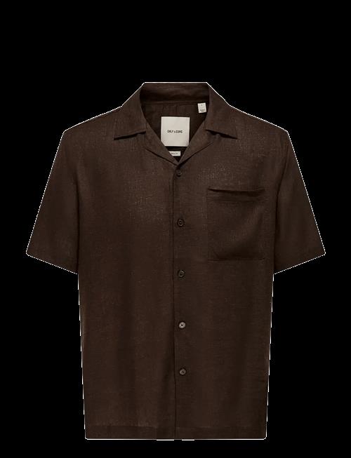 ONLY & SONS | Onslaurence Linen Resort Collar Ss Noos | M