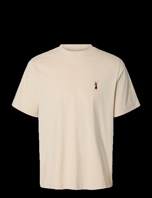 Selected | Slhreg-Ripley Ss Emb Tee Ex | S