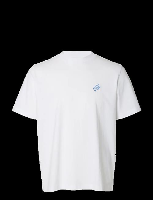 Selected | Slhreg-Ripley Ss Emb Tee Ex | S