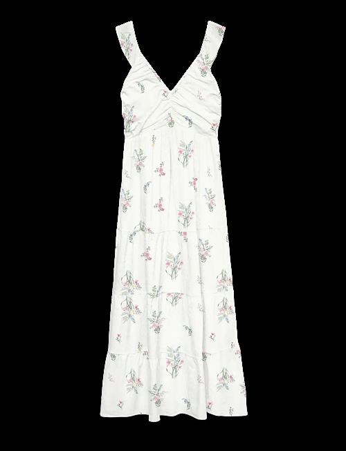 Vero Moda | Vmdicthe Sl Frill Ankle Dress Wvn Ga | L