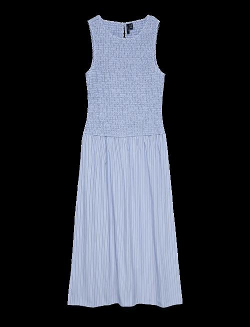 Vero Moda | Vmleya Sl 7/8 Stripe Smock Dress Wvn | M