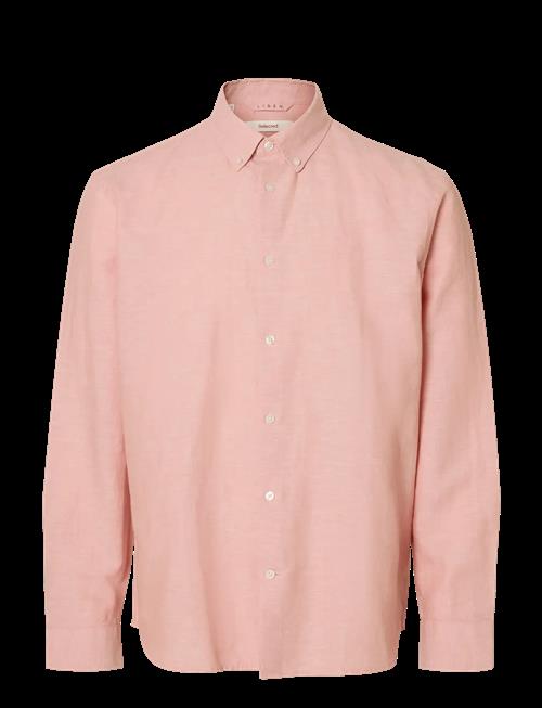 Selected | Slhregclay Linen Blend Bd Ls Shirt | XXL