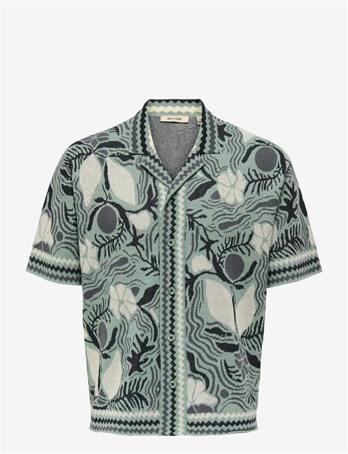 ONLY & SONS | Onsduke Rlx Jaq Ss Shirt Knit | XS