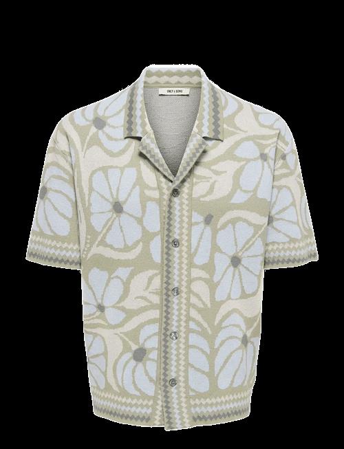 ONLY & SONS | Onsduke Rlx Jaq Ss Shirt Knit | S