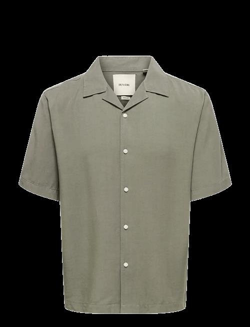 ONLY & SONS | Onsperu Ss Reg Tencel Shirt Noos | M